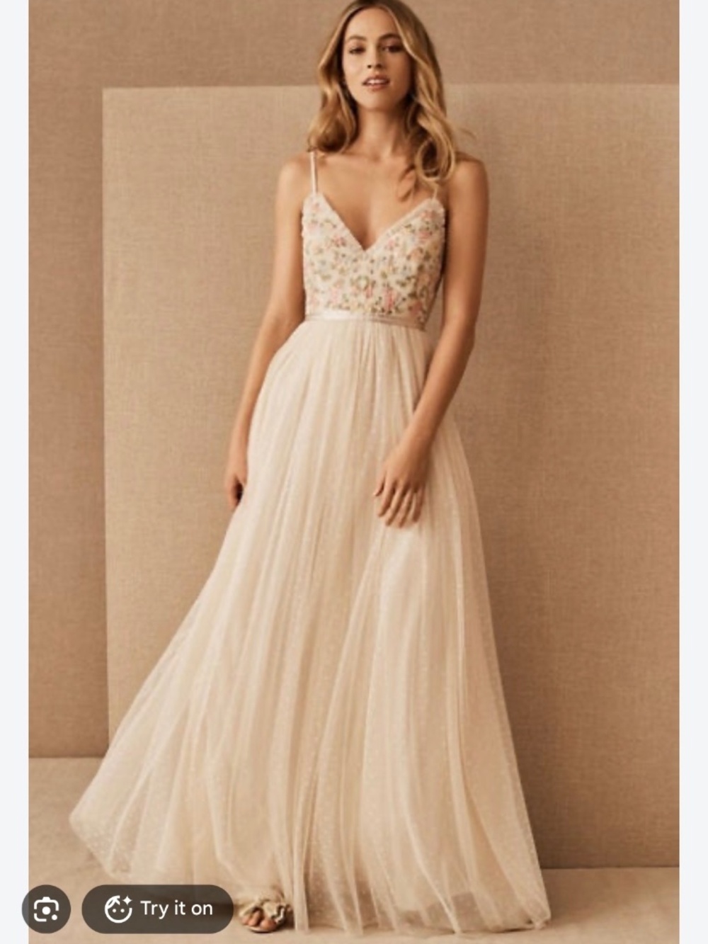 Needle & Thread Lovell Ditsy Bodice Cami Dress
